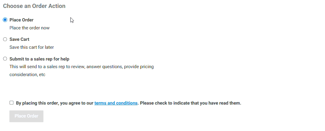 Request a Quote Example